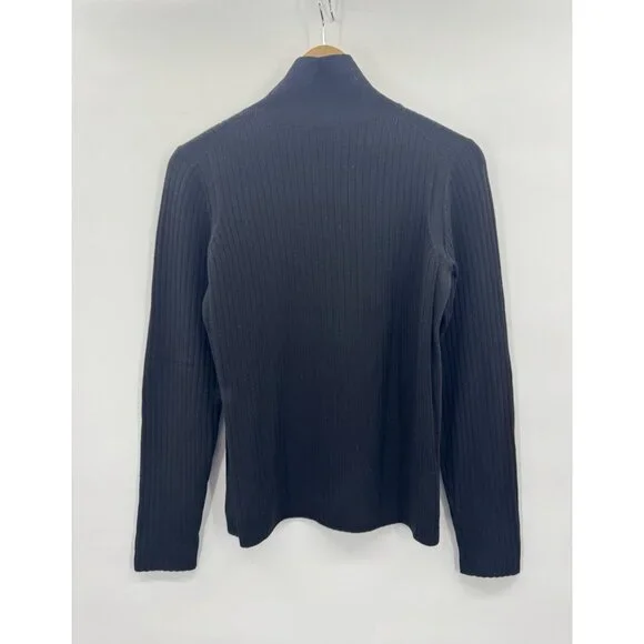 Everlane Womens Medium Ribbed Knit Sweater Wool Academia Minimalist Capsule Chic - Picture 2 of 6